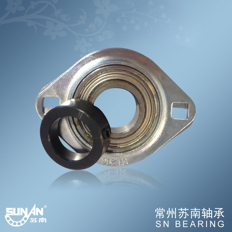 Vibrating Machine Pressed Steel Bearing Housing With Square Two - Bolt SAPFL206